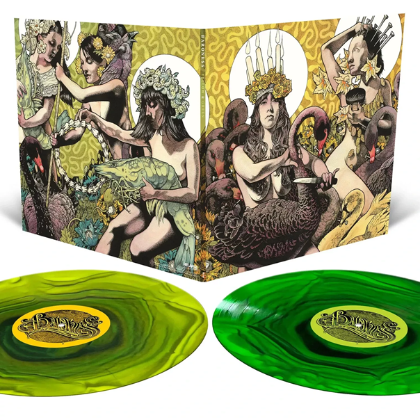 Baroness - Yellow & Green. Ltd Ed. Custom Ripple 2LP